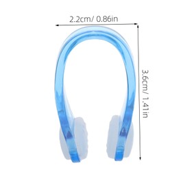 Mipcase 6pcs Swimming Nose Clip Waterproof Training Swim Nose Swim Nose Plug Nose Holder for Swimming Nose Clamp for Swimming Nose Plugs Diving Swimming Nose Plugs Adults Silica Gel