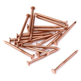 MY MIRONEY 20 Pack 1.5 Inch Copper Nails Solid Copper Nail Spikes for Slating & Roofing