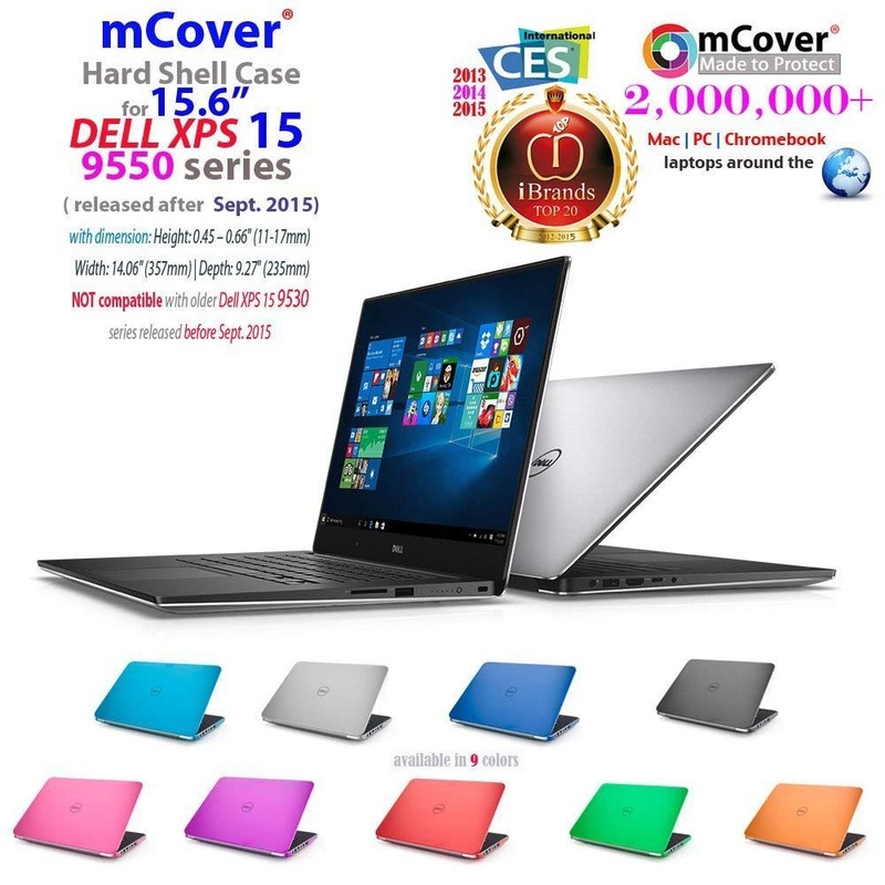 mCover Hard Shell Case for 15.6" Dell XPS 15 7590/9580