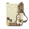 CHALA Handbag Patch Crossbody Canvas Sand (LLAMA)