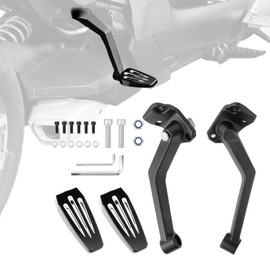 Hutexico Passenger Foot Pegs Adjustable Foot Boards Easy Install Rear Footrest for Can-Am Ryker 600/900 / Rally/Sport Models 2019-2024 (MAX Mount 219400800 Required)