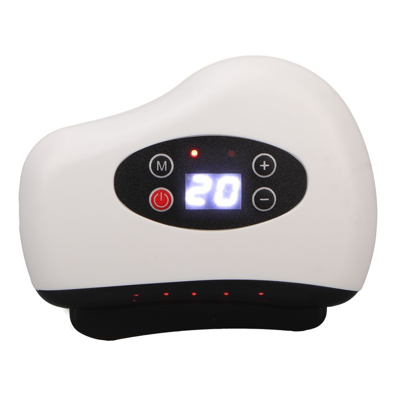 Electronic Facial Guasha Machine Heating Vibration 12 Levels Meridian Massage