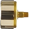 WIKA 9318224 Industrial Pressure Gauge, Liquid-Filled, Copper Alloy Wetted Parts,