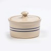 Heritage Blue Stripe Stoneware Ramekin with Lid