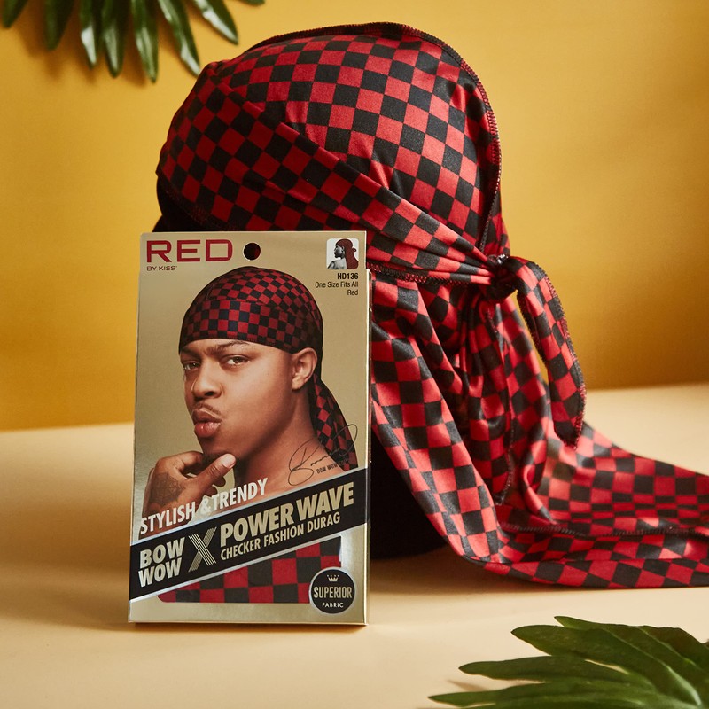 Red by Kiss Bow Wow X Power Wave Checker Silky