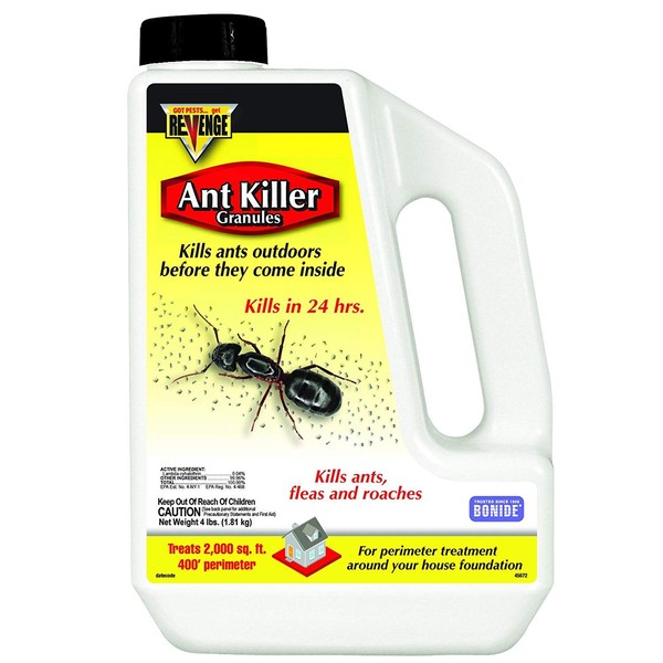 Bonide 45672 037321456728 Chemical Revenge Number-4 Ant Killer Granules, 4 lb, Brown/A