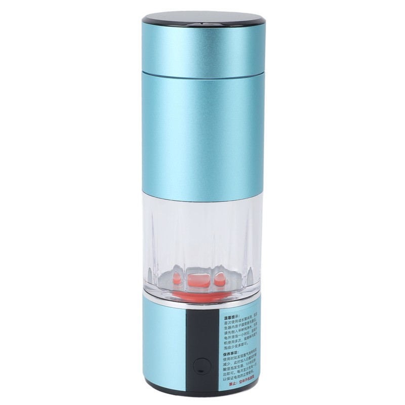 Hydrogen Water Bottle 230ml 6000ppb Magnetic Charging Electrolysis Nano Hydrogen