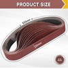 STEBRUAM Sanding Belts 30 x 533 Grit 80 Pack of