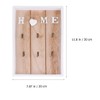 LIOOBO Wooden Key Holder, Key Rack, Key Hooks Wall Mounted,