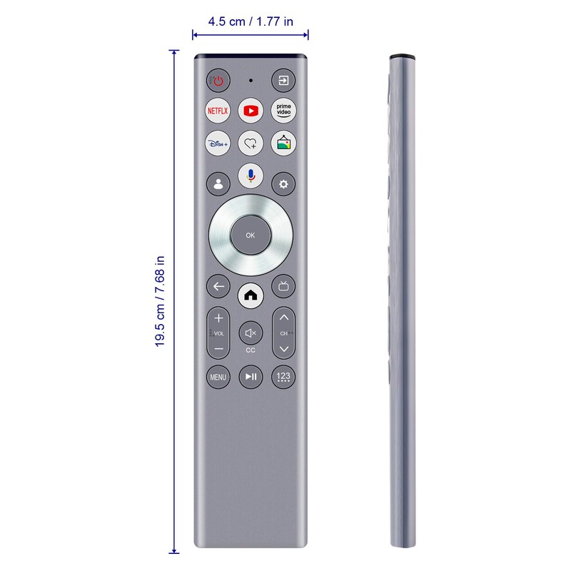 New Replacement Voice Remote Control fit for Hisense QLED 4K