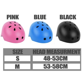 Kids Bike Helmet, Toddler Helmet for 3-13 Years, Adjustbale Children Helmet for Cycling, Biking, Scooter, Skating, Boys or Girls (Black, S)