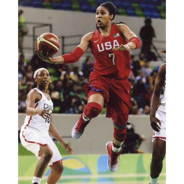 MAYA MOORE USA WOMEN'S OLYMPIC BASKETBALL 8X10 SPORTS ACTION PHOTO (RIO)