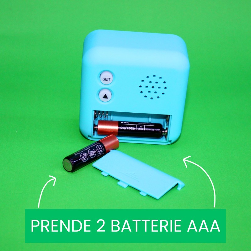 Tinc Kids Digital Alarm, Temperature, Date & Timer Rotate Flip