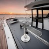 Hotkesa Boat accessories New Aluminum Adjustable Boat Seat Pedestal Smooth