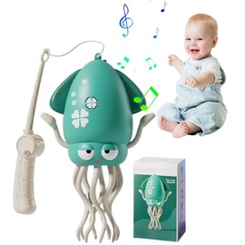 Dancing Octopus Toys, Auto-Dance Octopus Toy with LED Music, Crazy 8 Leg Electric Crawling Automatic Obstacle Avoidance Sensor Toys for Kids (A2)