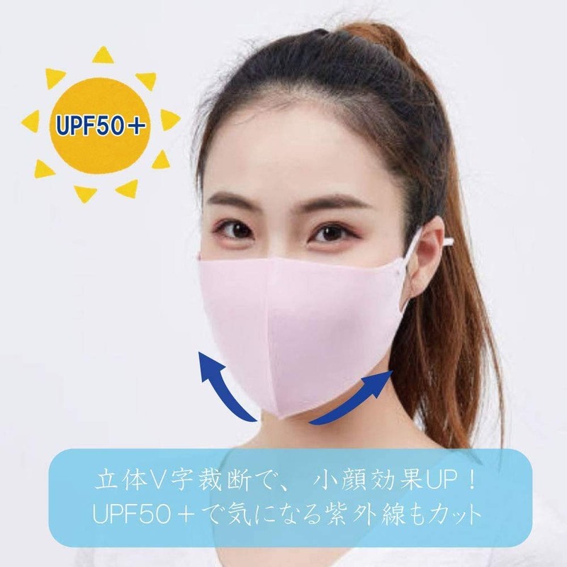 Kumamoto Koubou Cooling Mask, For Summer, Moisture Resistant, Cool To