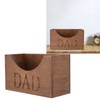 Wooden Hat Storage Rack Multifunctional Baseball Hat Organizer for Home