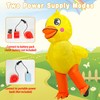 Goenb Inflatable Duck Costume for Kids, 3D Duckling Blow up
