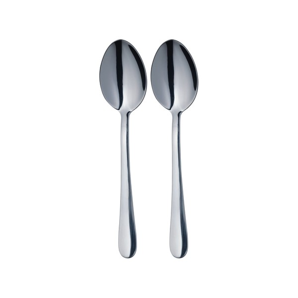 MasterClass MCDSPOONS Stainless Steel Dessert Spoons, 18 cm (7") (Set