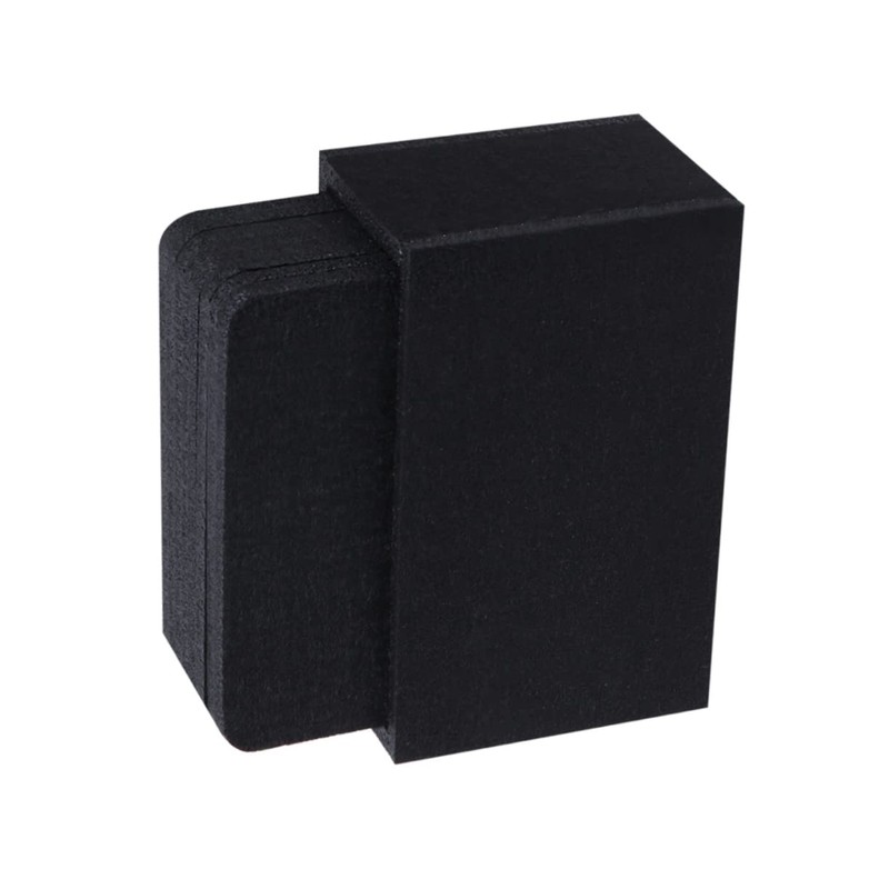 Ipetboom 8pcs Black Felt Coasters Insulation Pads Non Slip Heat