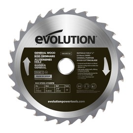 Evolution Power Tools HTC210WRAGE Wood Carbide-Tipped Blade, 210 mm