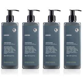 ANYAH Moisturizing Lotion 4 x 480ml – Intensive Hydration & Skin Protection for Dry Skin, Nordic Ecolabel Certified, Eco-Friendly & Vegan Formula - Non-Refillable