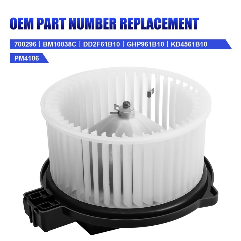 Front AC Blower Motor with Fan Fits for Manual AC