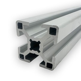 Aluminium Profile 30 x 30 mm | Slot 8 | Length 300 mm = 30 cm | Anodised | Aluminium Profile | Groove Profile | Aluminium Profile | Lightweight | Mounting System |