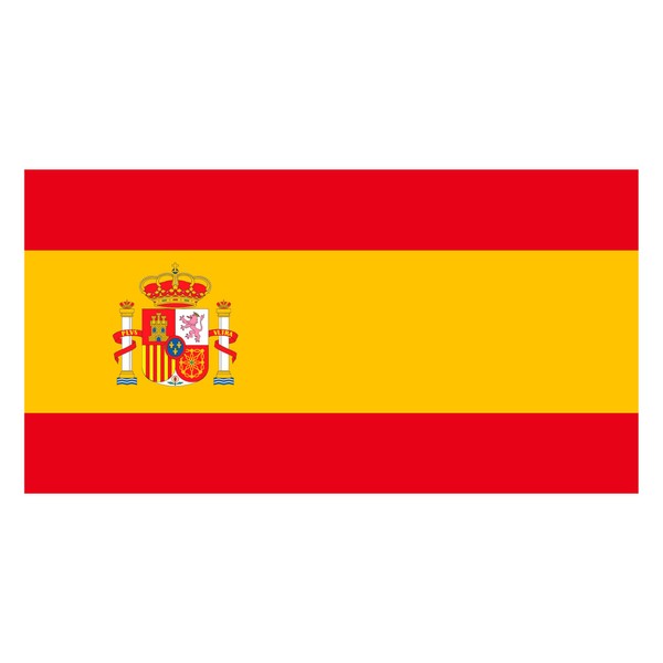 Glow Spain Flag 5ft x 3ft (120cm x 90cm) Double