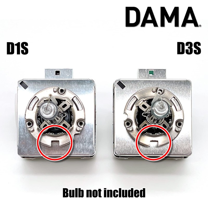 DAMA D1S D1R D3S D3R Xenon HID headlight Bulb Adapter