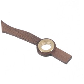 Gadpiparty 5 Sets of Clock Hands Wooden with Copper Sleeve Black Walnut Wall Clock Wood