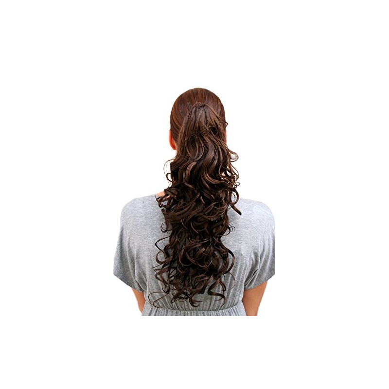 WIG ME UP - C128-6(126) Hair Piece Curly Long Brunette