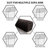 Leather Look Couch Arm Covers Set of 2 Armrest Covers