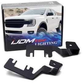 iJDMTOY Heavy Duty Steel Constructed A-Pillar Ditch Light Mounting Bracket Hardware Compatible with Ford 2024-up Ranger