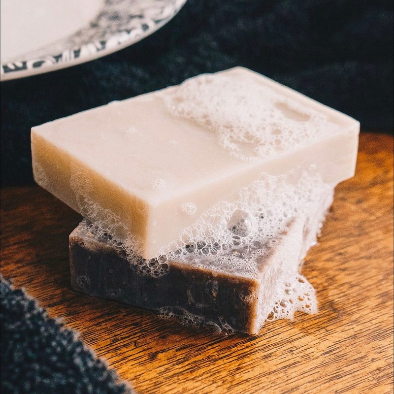 Clovelly Soap Co Natural Handmade Beard Shampoo Soap Bar Sandalwood