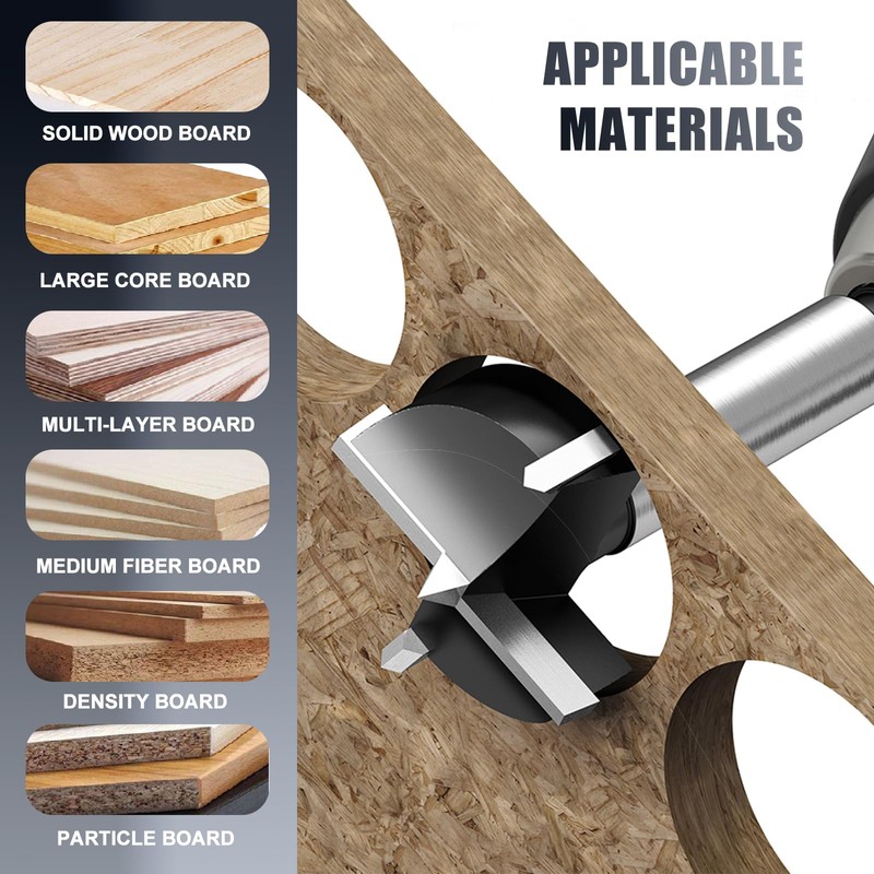 11/16" | 17mm Forstner Drill Bit,Tungsten Carbide Tipped - for