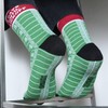 40YARDS American Football Countdown Socks for Game Day [4 Pairs
