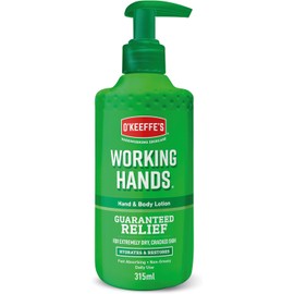 O'Keeffe's Working Hands Hand & Body Lotion 315ml – Deep Hydration for Dry, Cracked Skin – Fast-Absorbing, Non-Greasy Formula – Safe for Sensitive Skin – Restores Moisture & Strengthens Skin Barrier – Daily Use for Healthier Hands & Body