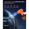 Cordless Leaf Blower with Battery and Charger Lightweight Handheld Electric