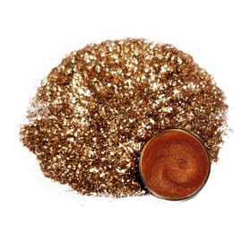Eye Candy Premium Mica Powder Pigment "Aki Bronze" (25g) Multipurpose DIY Arts and Crafts Additive | Woodworking, Epoxy, Resin, Natural Bath Bombs, Paint, Soap, Nail Polish, Lip Balm (Aki Bronze, 25G)