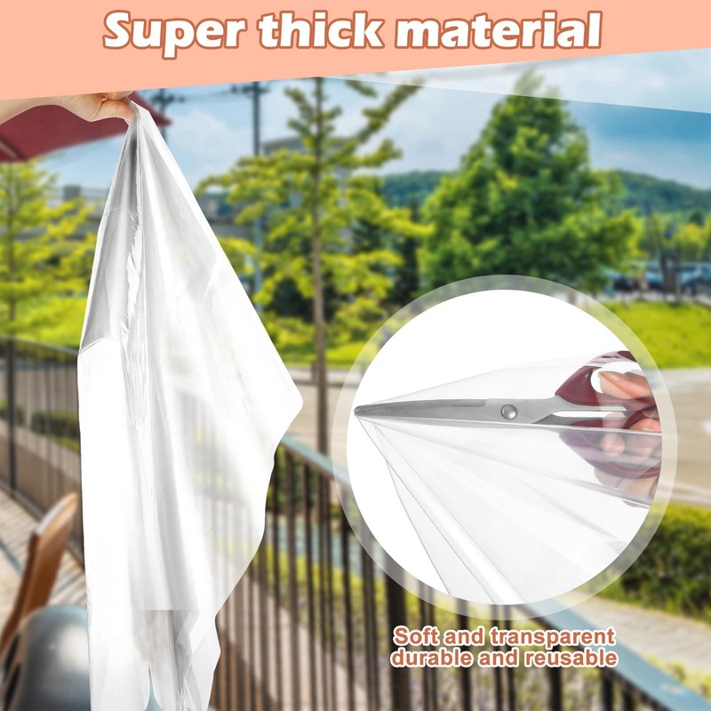 Beeveer 47 Inch x 10 ft Window Insulation Kit Cuttable