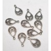 Unbranded Beads Silver Bedouin Pendants Morocco 22mm