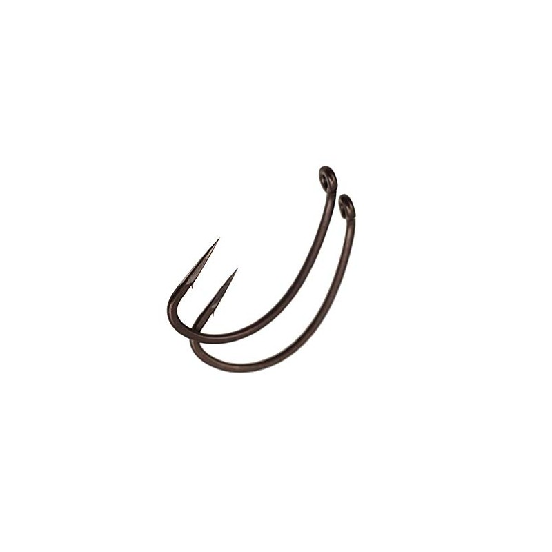 Gardner Covert Dark Mugga Hooks: Barbed: 6