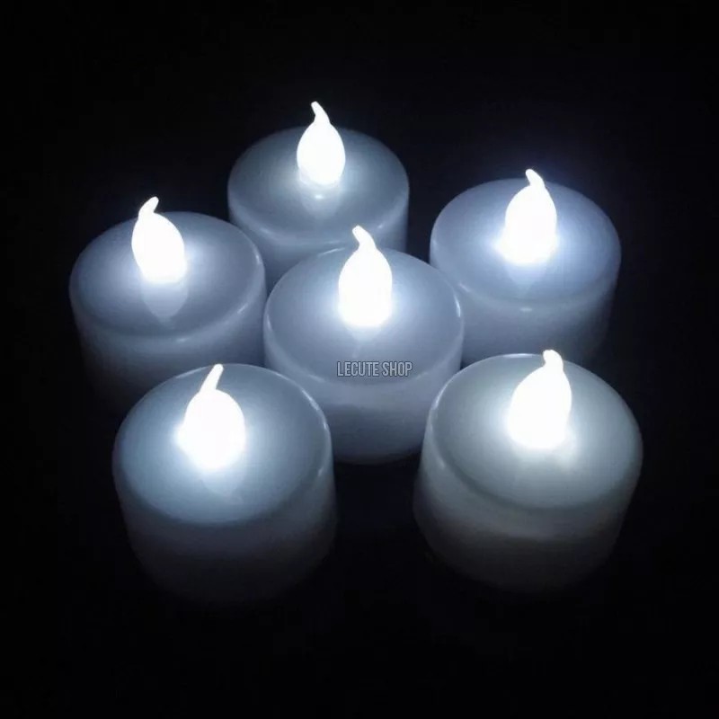 OEM 24 Velas Luz Led Blanca Decoracion Fiesta Boda Arreglos