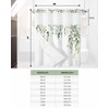 Waterproof Shower Curtain with Snap in Liner,Green Eucalyptus Sage Leaves