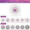 QDMEYEA DIY Eyelash Extensions 0.07-D Curl 10mm Natural 12 Clusters