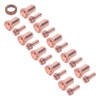 21Pcs Electrode Nozzle Set Brass 1.3mm Dia Nozzles Plasma Cutting