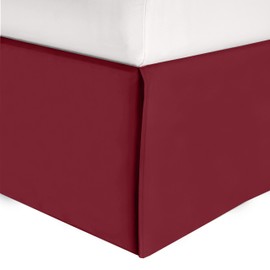 Elegant Comfort - Falda de Cama sólida de 1 Pieza, Microfibra de Calidad de Hotel 1500, diseño Minimalista con un Aspecto Moderno, fácil Cuidado, Resistente a Las Arrugas y a Las Manchas, Falda de
