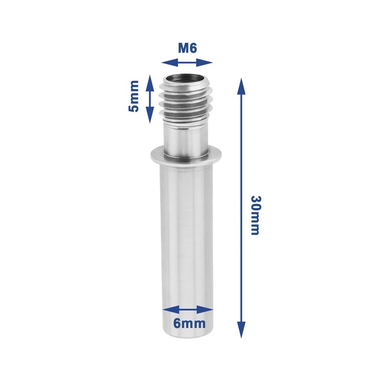 Create idea 4 Pcs Stainless Steel Nozzles M6 3D Printer