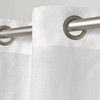 ELLE DECOR Peconic Light Filtering Back Tab Rod Pocket Curtain